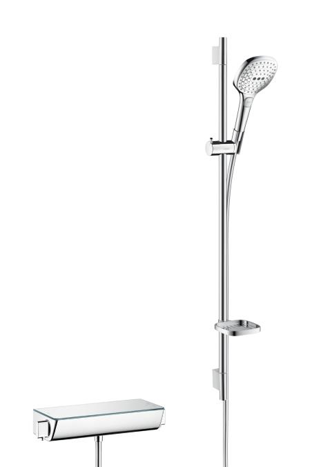 Ecostat Select Combi 0 90 m Raindance Select E 120 3jet El Duşu İle Beyaz/Krom