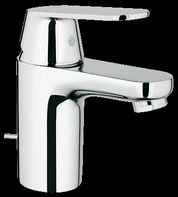 Eurocosmo Tek Kumandalı Lavabo Bataryası Krom