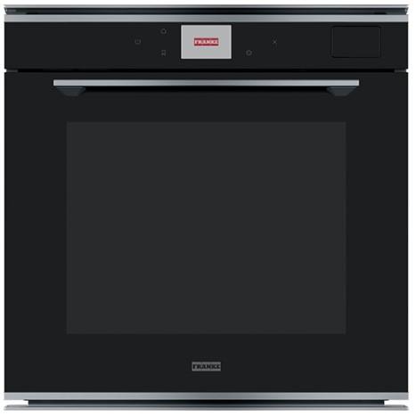 FRANKE Mythos Buharlı Fırın FMY 99 HS XS Siyah ve Inox Çerçeveli