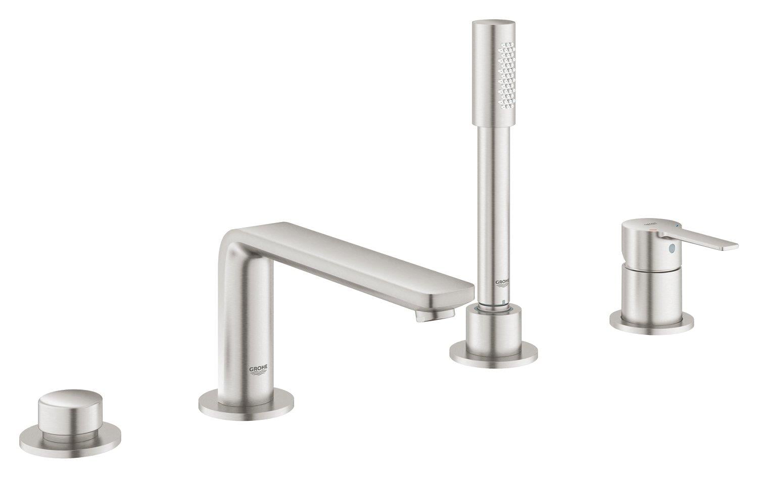 Grohe 19577DC1 Lineare New Dört delikli küvet bataryası