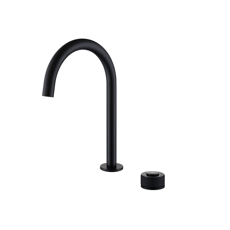 NEWARC STEP 2 DELİKLİ ÇANAK TİPİ LAVABO BATARYASI SİYAH