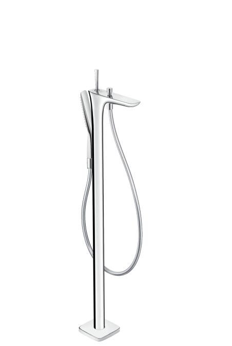 Pura Vida Tek Kollu Banyo Bataryası Yerden Krom