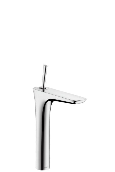 PuraVida . Tek Kollu Lavabo Bataryası 240  Bas  Aç Gider Seti ve Çanaklar için 600 mm Bağlantı Hortumları ile Krom