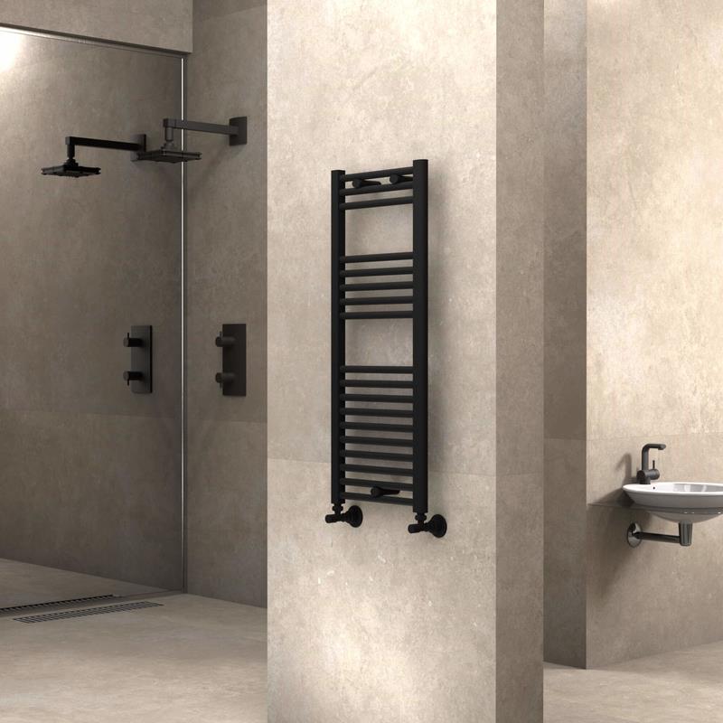 Radiva Haiti Havlupan 400x1000 Düz Mat Siyah