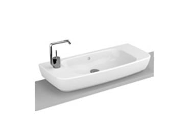 Shift Lavabo 80x35 cm Sağdan armatür delikli su taşma delikli Tezgah üstü kullanıma uygundur