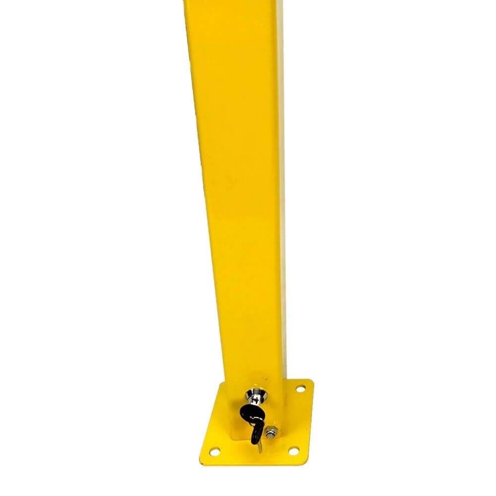 3'lü Set Kilitli Otopark Direği – Dayanıklı Park Bariyeri