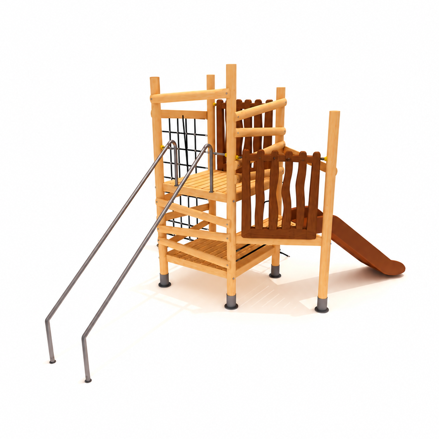 Ahşap Çocuk Oyun Parkı 4.5x4m, Kütük Seri