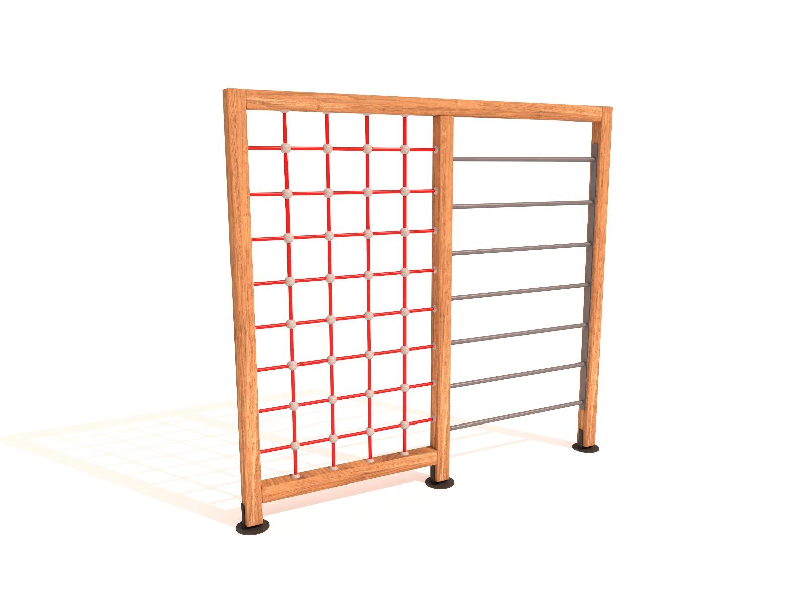 Ahşap Çocuk Tırmanma Ünitesi SG29 – Halatlı Aktivite Alanı