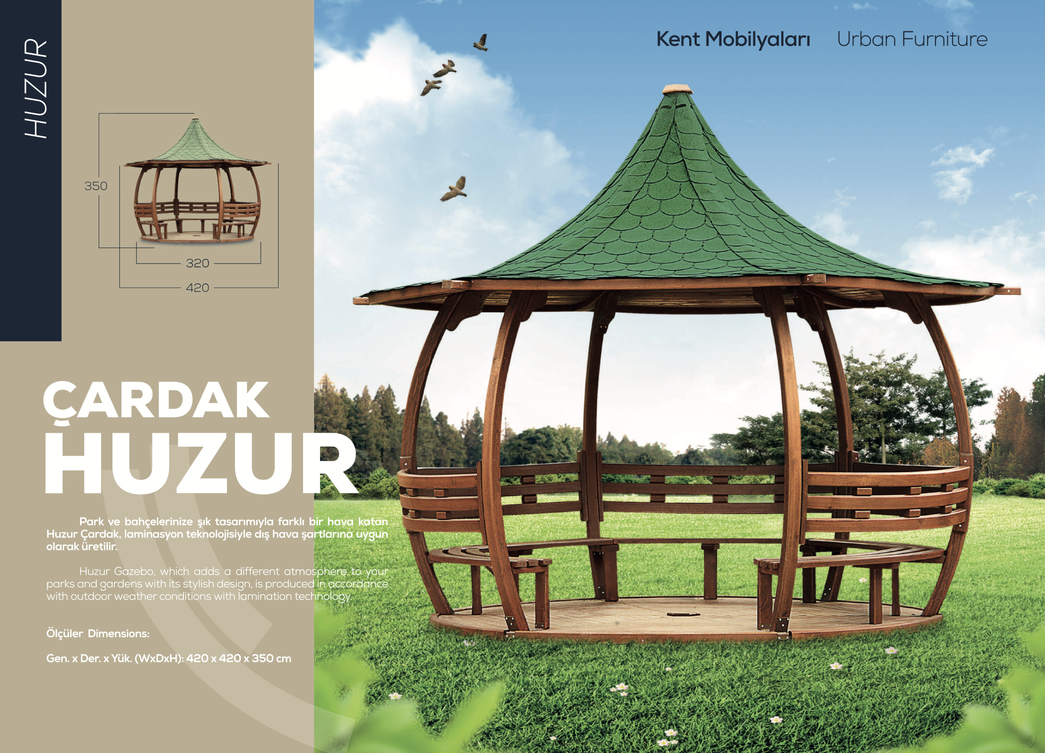 Ahşap Kamelya, Japon Çatılı Kamelya