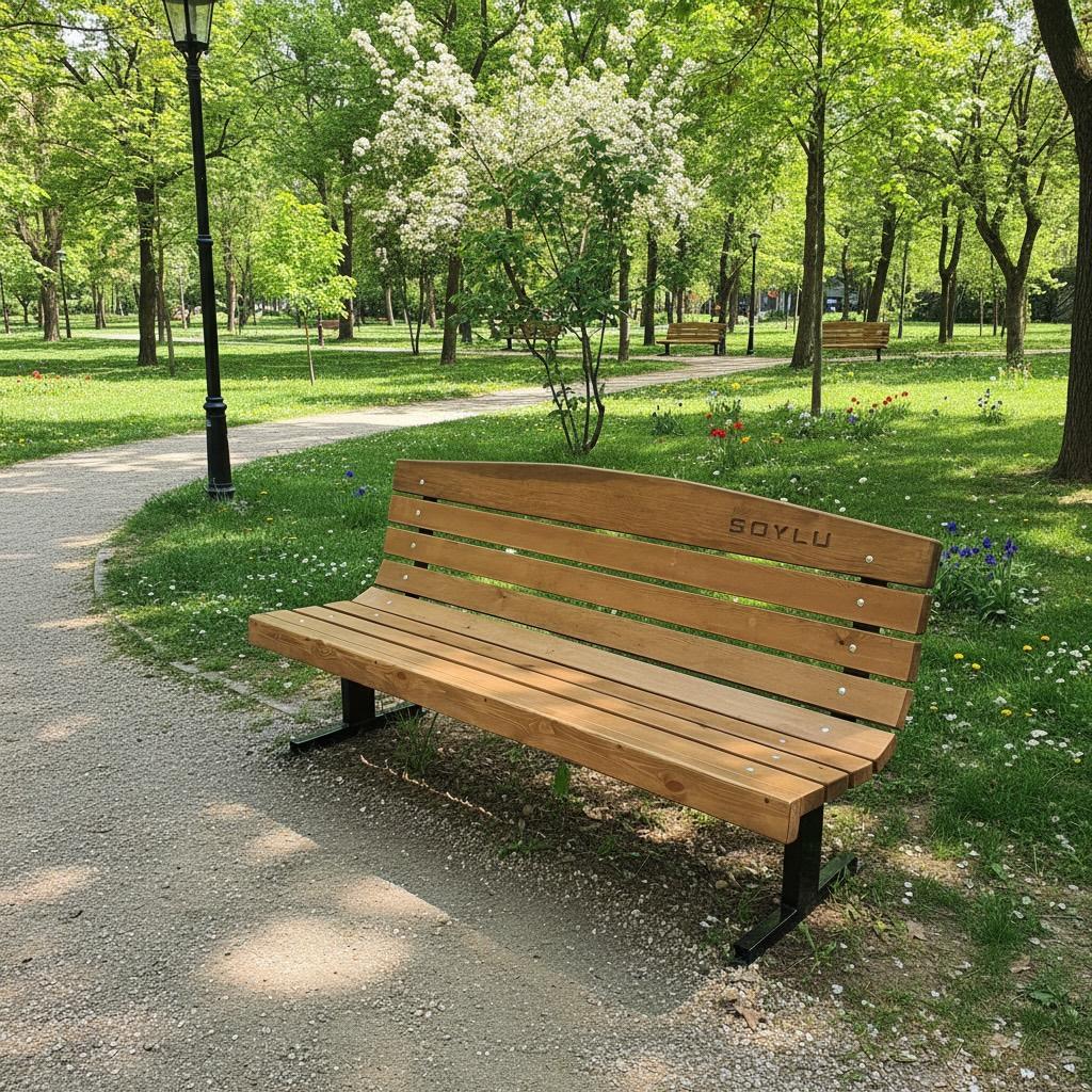 Ahşap Oturma Bankı 180x75x60cm