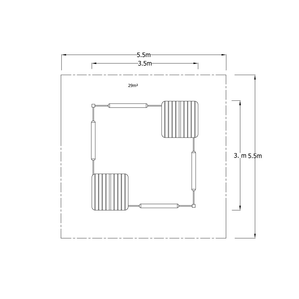 Ahşap Oyun Evi & Kum Havuzu