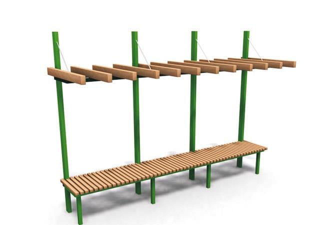 Ahşap Pergola 4x1.2m