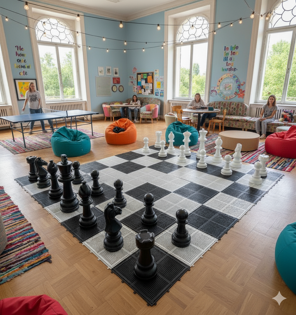 Bahçe Satranç Takımı Taşları, Zemin Hariç