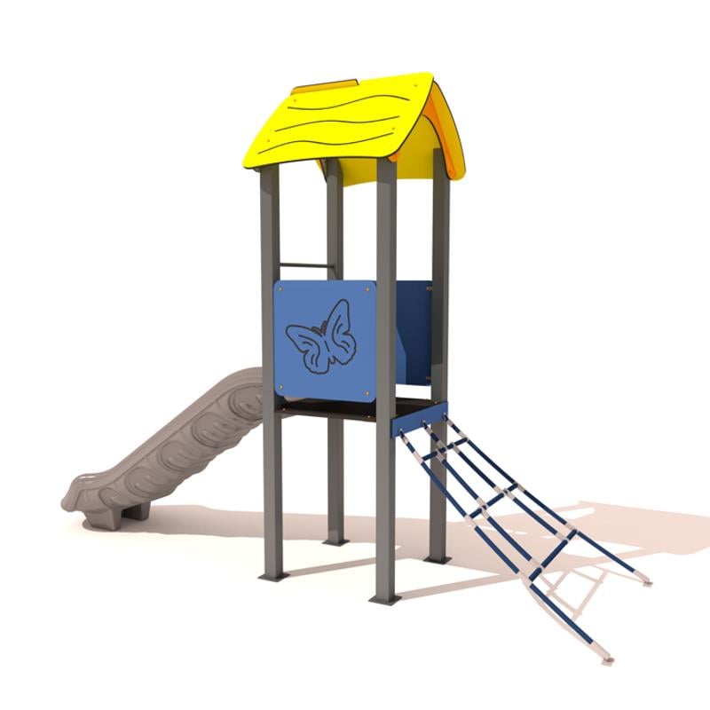 Bir Kuleli Kelebek Motifli Çocuk Oyun Parkı