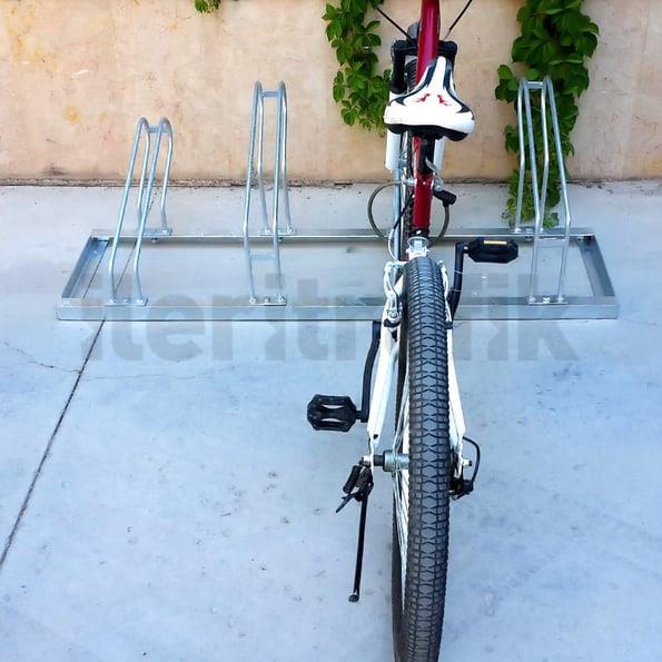 Bisiklet Park Yeri Dörtlü Galvaniz, Park Sehpası 40x140 cm