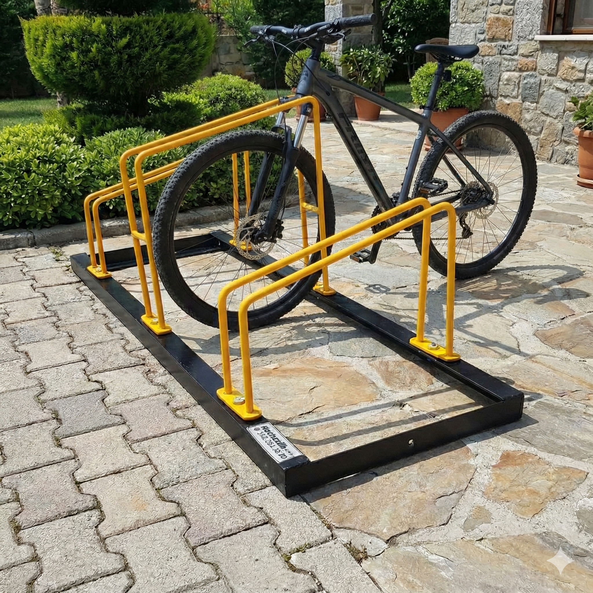 Bisiklet Parkı, Park Demiri Üçlü Eko 40x112,5 cm