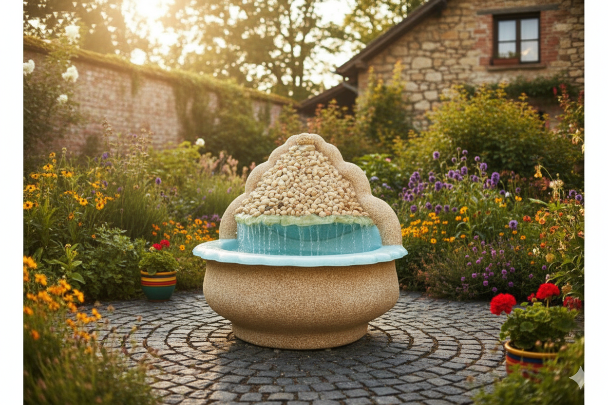 Çeşme Havuzu, Dekoratif Süs Havuzu, Bahçe Havuzu