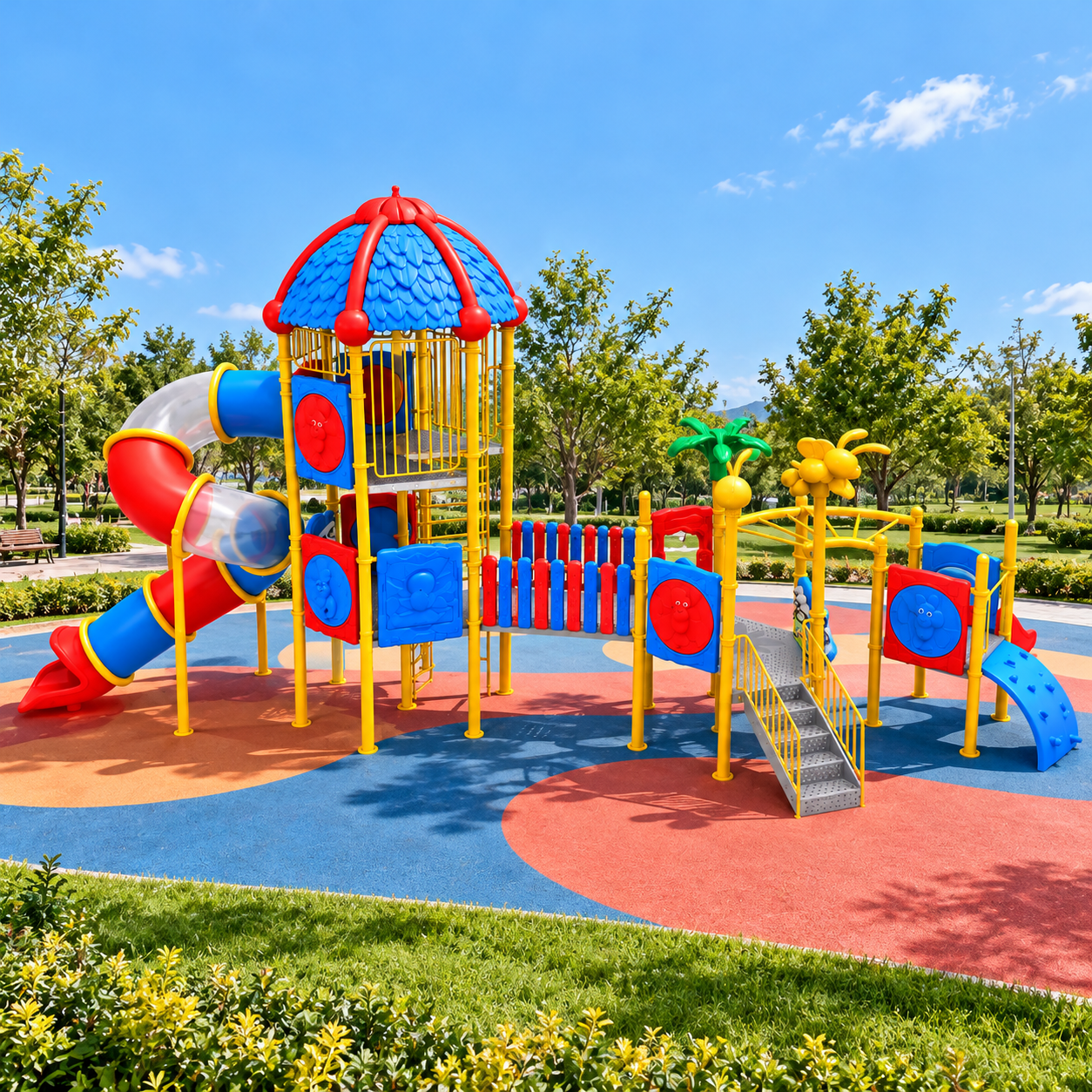 Çocuk Oyun Parkı 12.8mx5m, Mega Seri