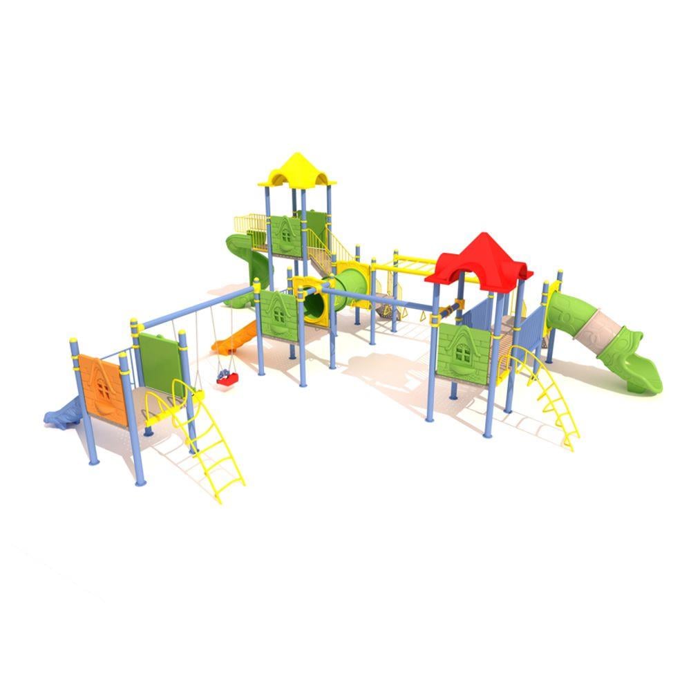 Çocuk Oyun Parkı, Altı Kuleli Dört Kaydıraklı 10mx9,5m