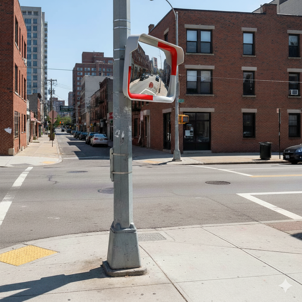 Dikdörtgen Trafik - Güvenlik Aynası 40 x 60 cm