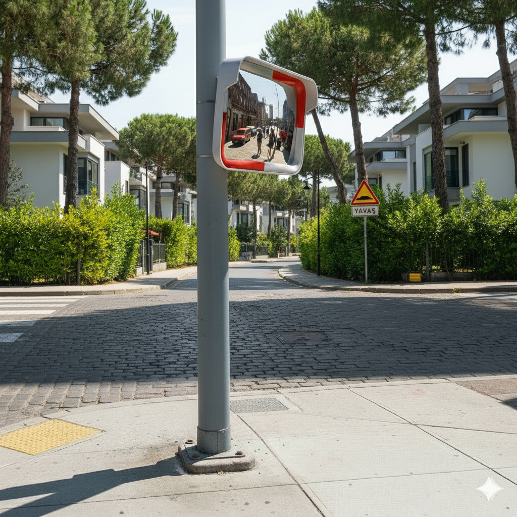 Dikdörtgen Trafik - Güvenlik Aynası 40 x 60 cm