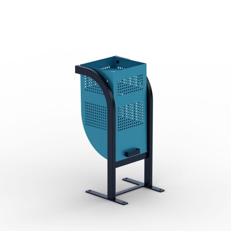 Dış Mekan Çöp Kovası, Delikli Model 90cm