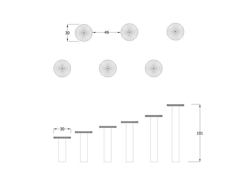 Dış Mekan Spor Aletleri, Ahşap Seri, Ahşap Spor Aletleri, Açık Alan Fitness Aletleri, Çok Amaçlı Barlar