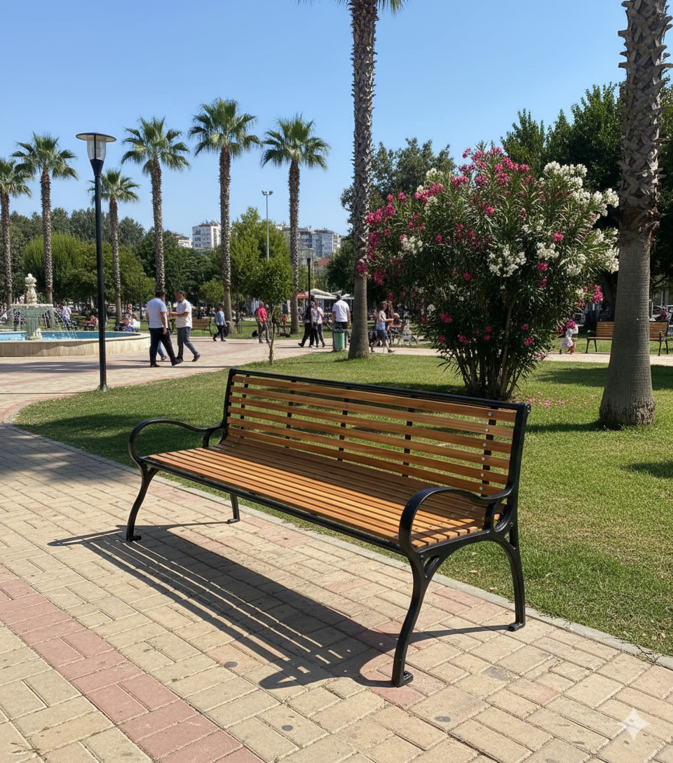 Döküm Gövdeli Ahşap Bank – SGB20 