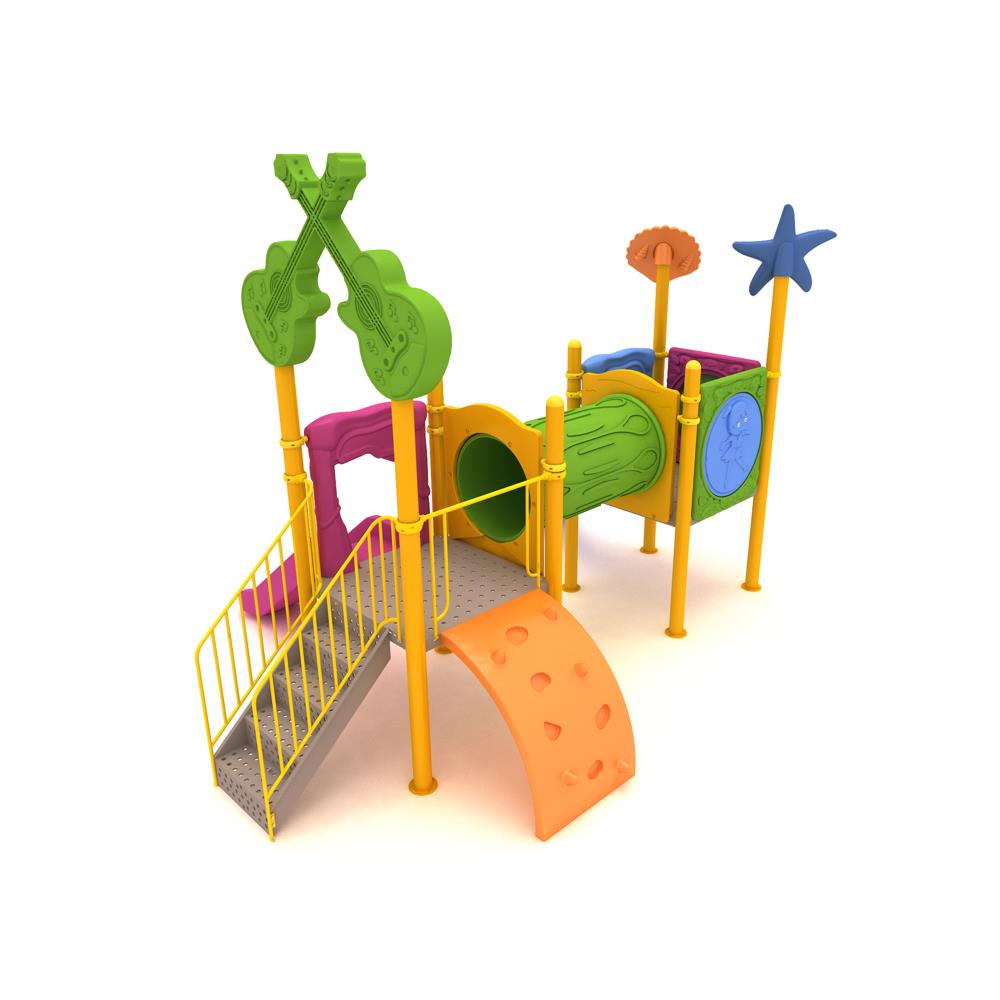 İki Kuleli İki Kaydıraklı Çocuk Oyun Grubu