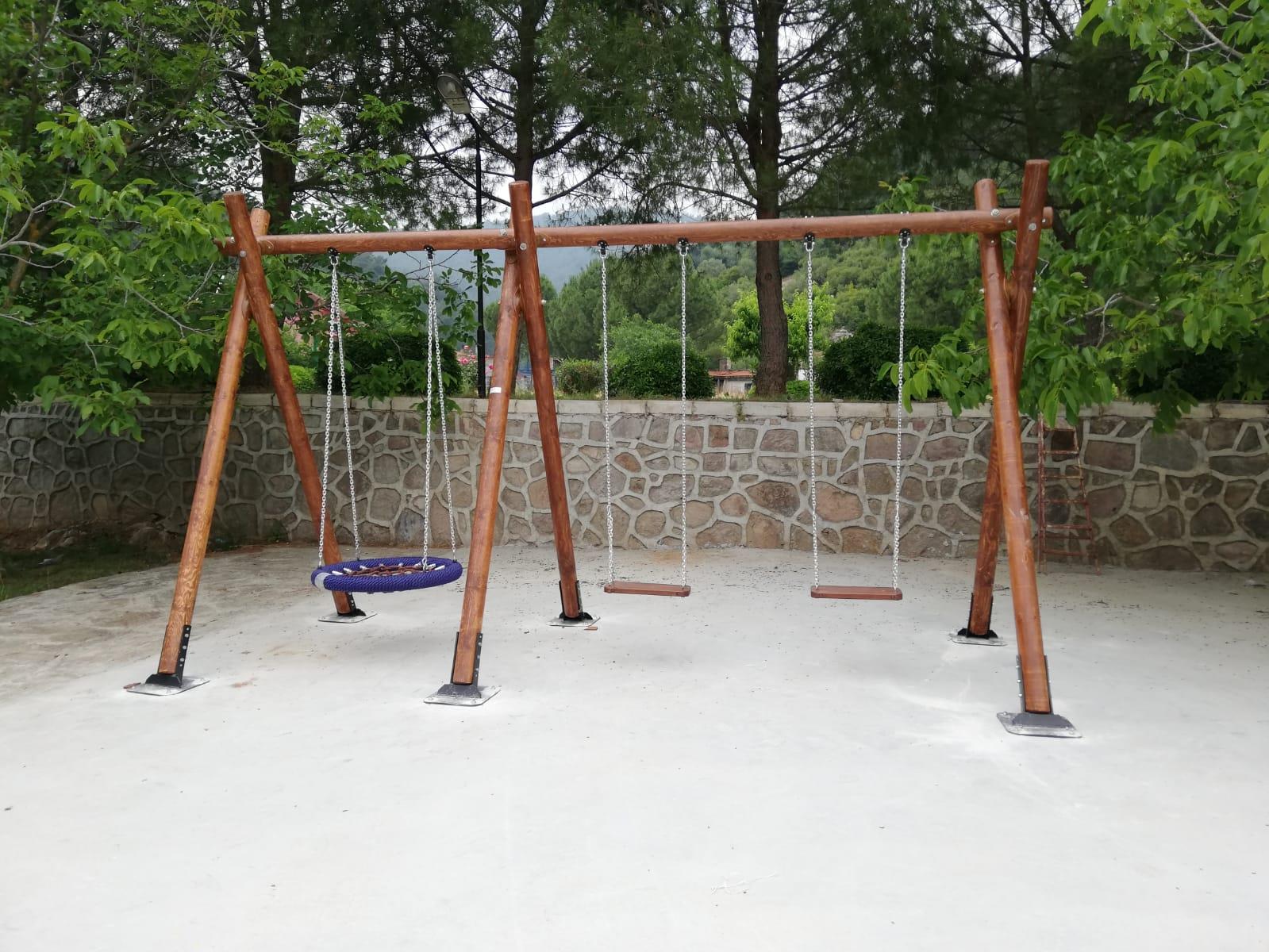 Kütük Ahşap Salıncak SG209, Erişkin ve Kuluçka Salıncak Koltuğu