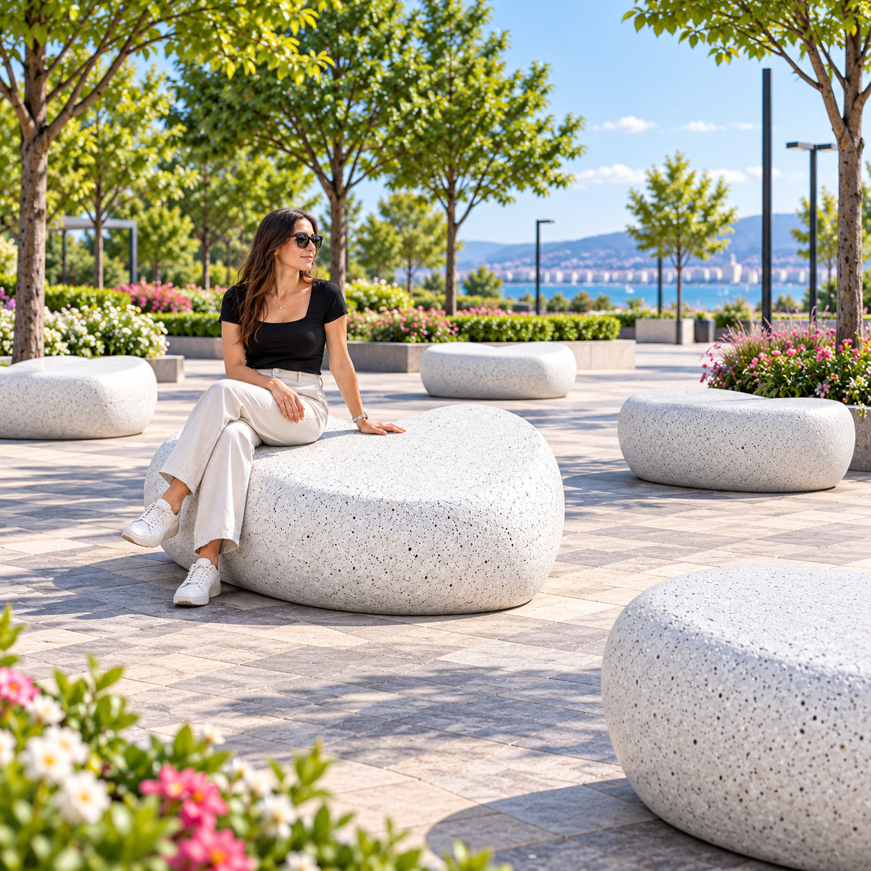 MDY-1500 Kalp Şekilli Konsept Beton Bank