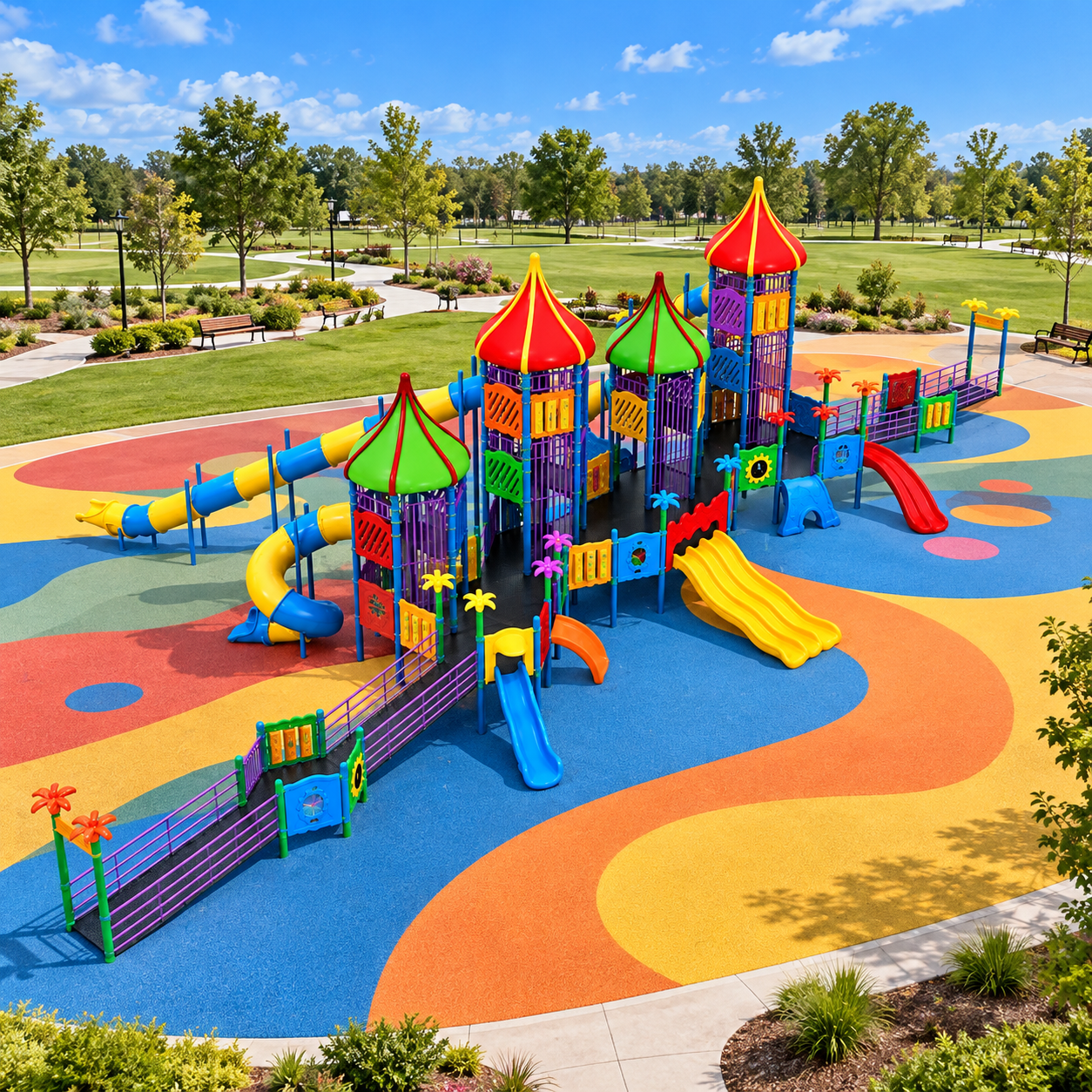 Mega-Size Inclusive Playground – 15 x 34 m