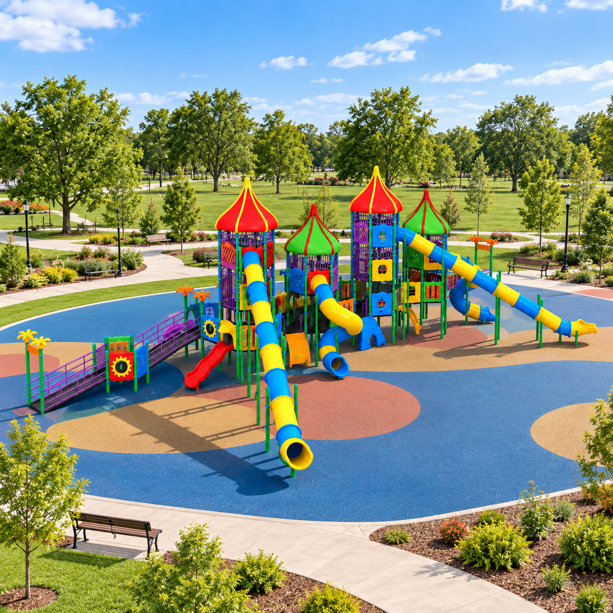 Mega-Size Inclusive Playground – 15 x 34 m