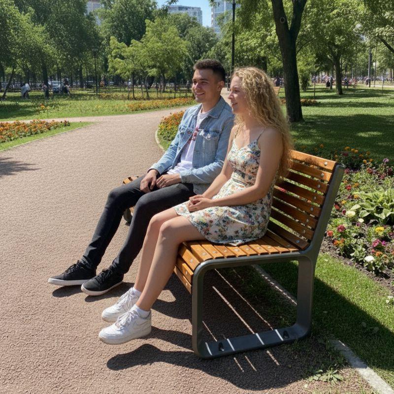 Modern Line Arkalıklı Alüminyum Döküm Bank SGB21 