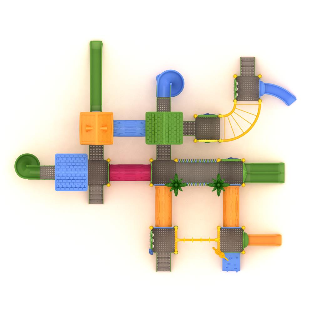 On Kuleli Altı Kaydıraklı Çocuk Oyun Grubu