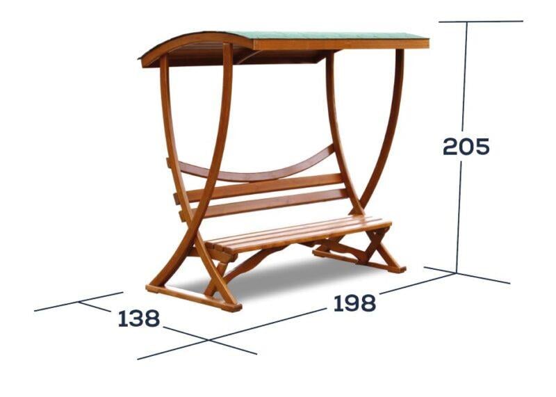 Oturma Bankı Çatılı