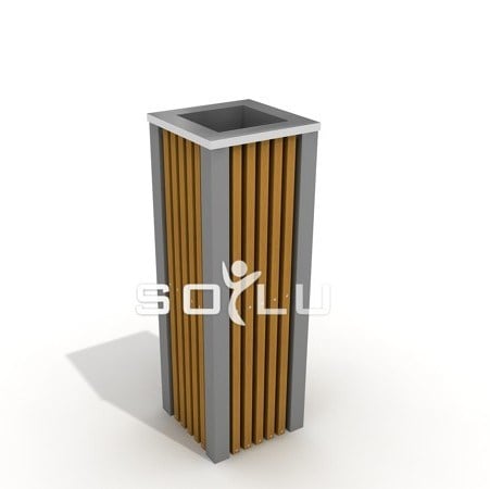 Özel Tasarım Paslanmaz Çelik Çöp Kovası OTC-08
