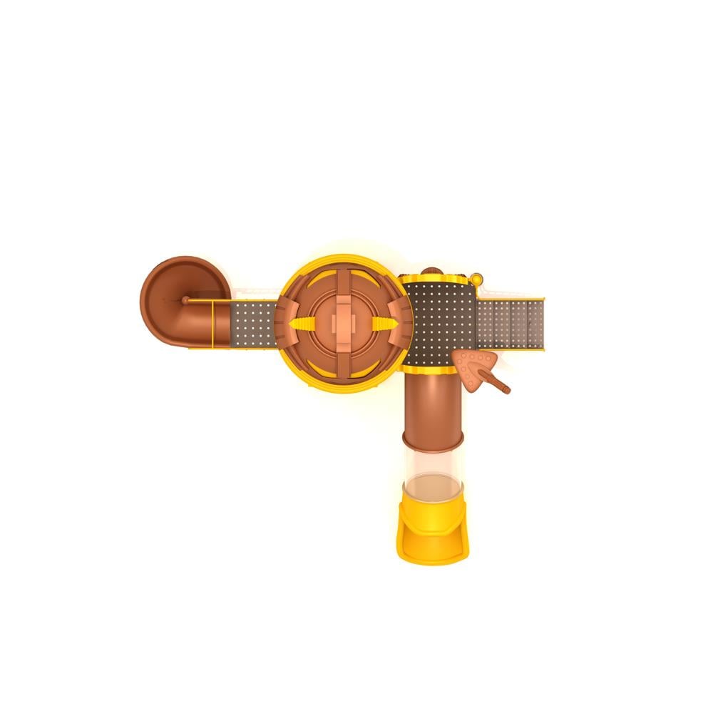 Robot Temalı Çocuk Oyun Parkı, İki Kuleli, Helezon ve Tüp Kaydıraklı