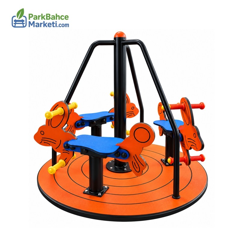 Üç Figürlü HDPE Dönence DNC-1002 | Çocuk Oyun Elemanı