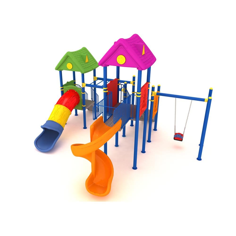 Üç Kuleli İki Kaydıraklı Çocuk Oyun Grubu