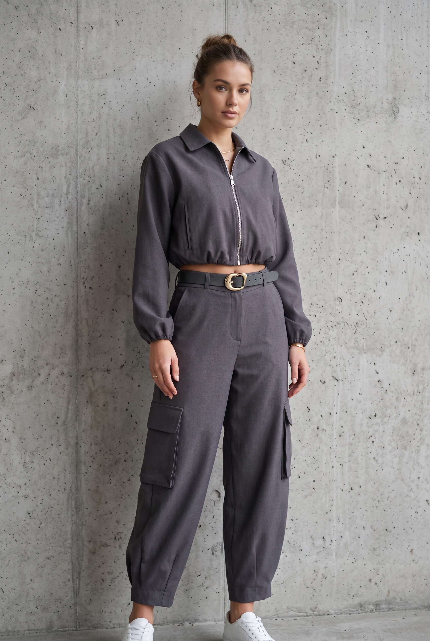 BOMBER CEKET & KARGO PANT TAKIM