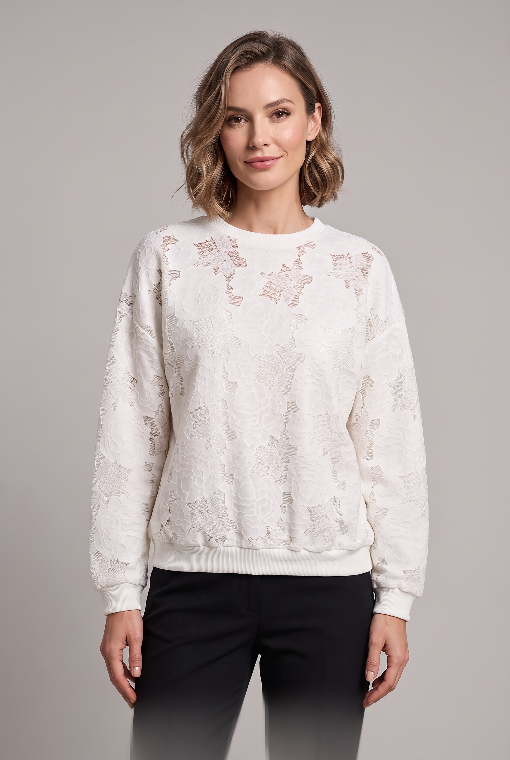 DANTELLİ SWEATSHIRT