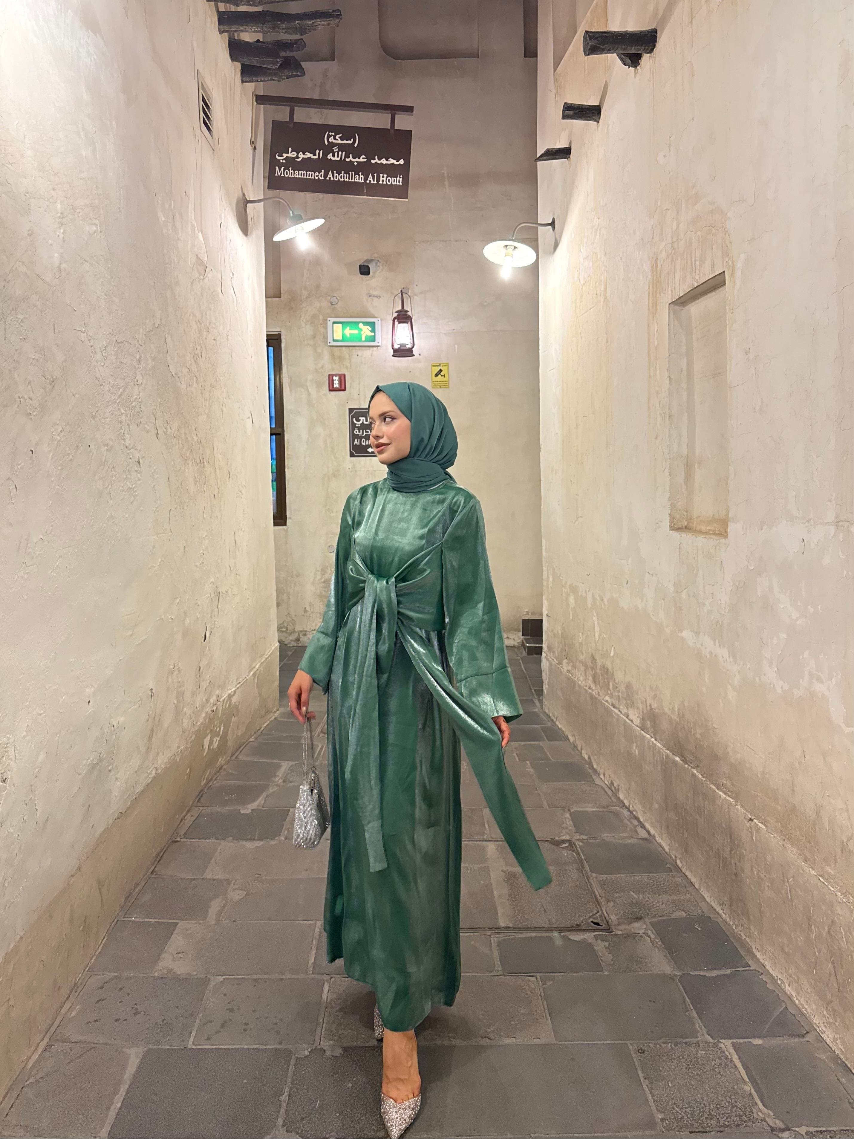 Dafna Elbise Çağla Yeşili
