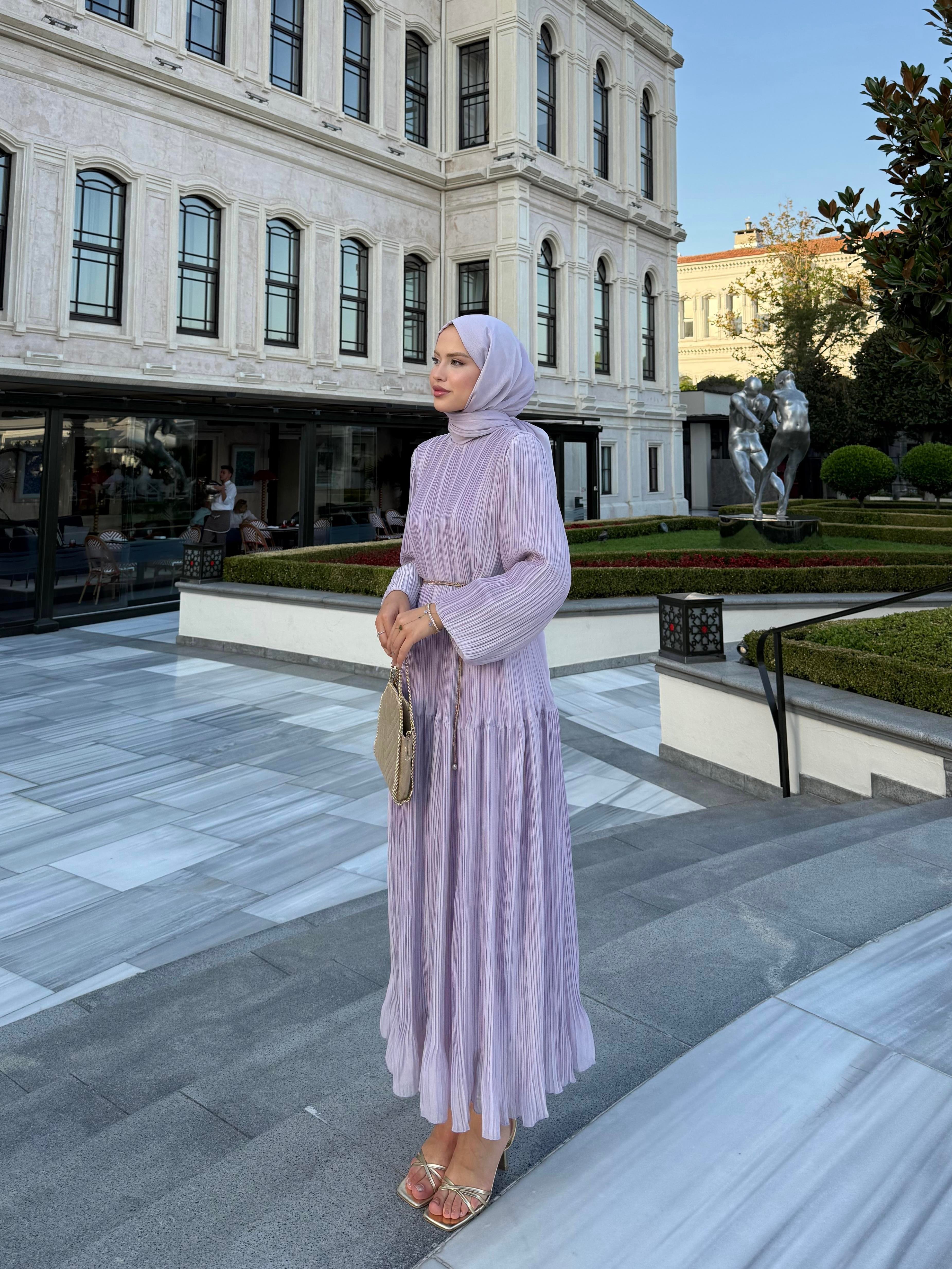 Lila Mina elbise 