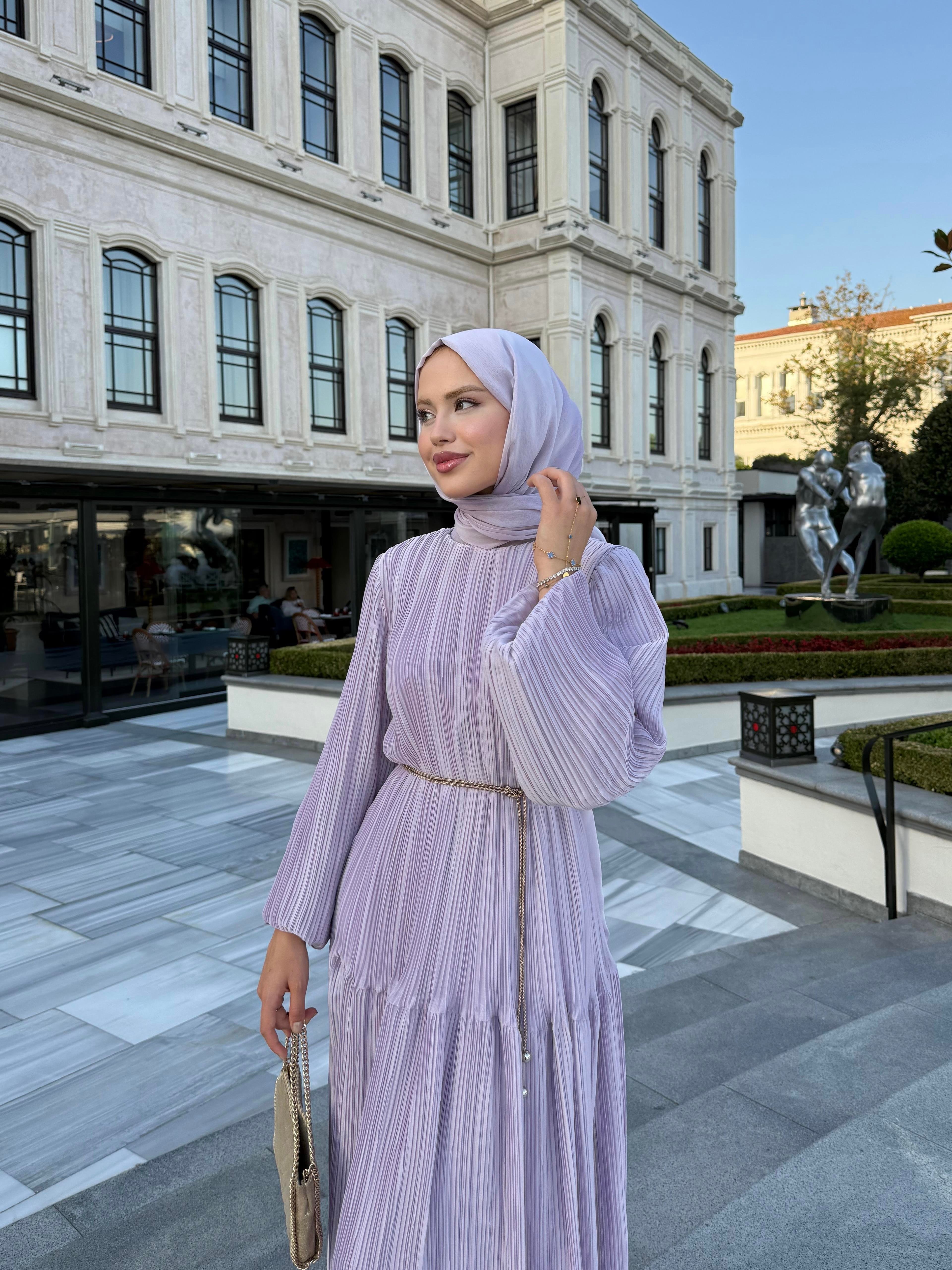 Lila Mina elbise 
