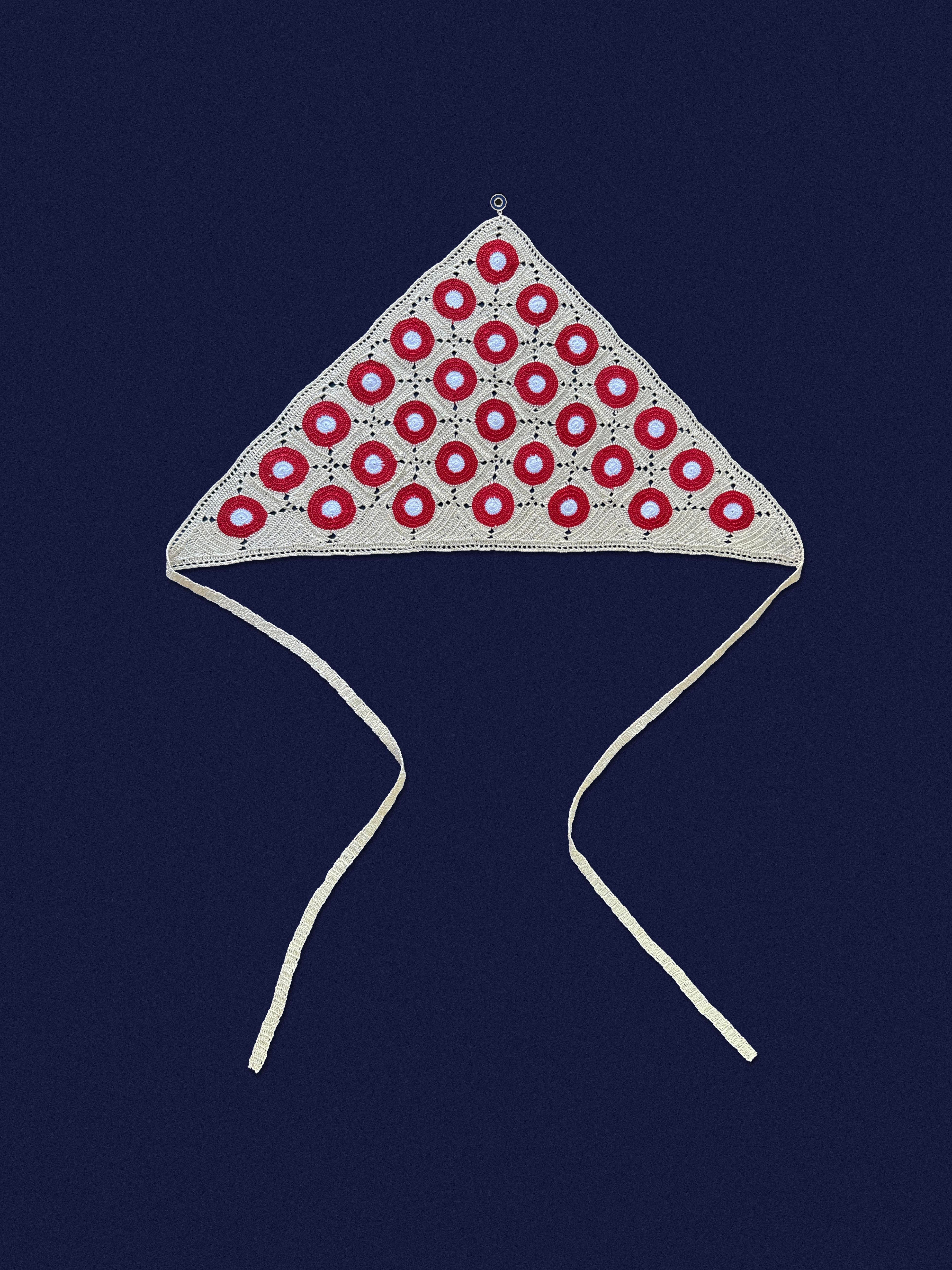 Bej Evil Eye Bandana