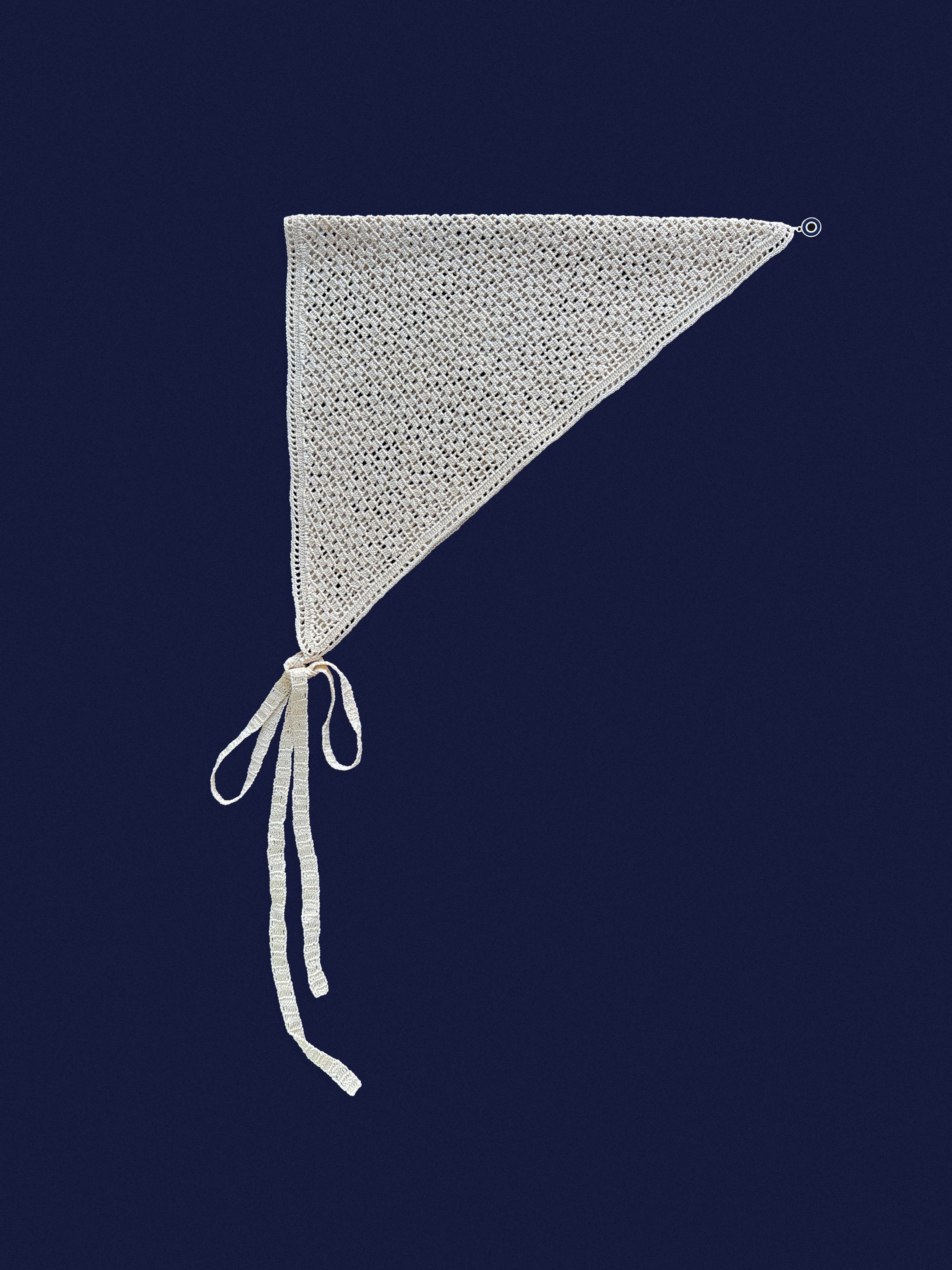 Bej Plain Bandana