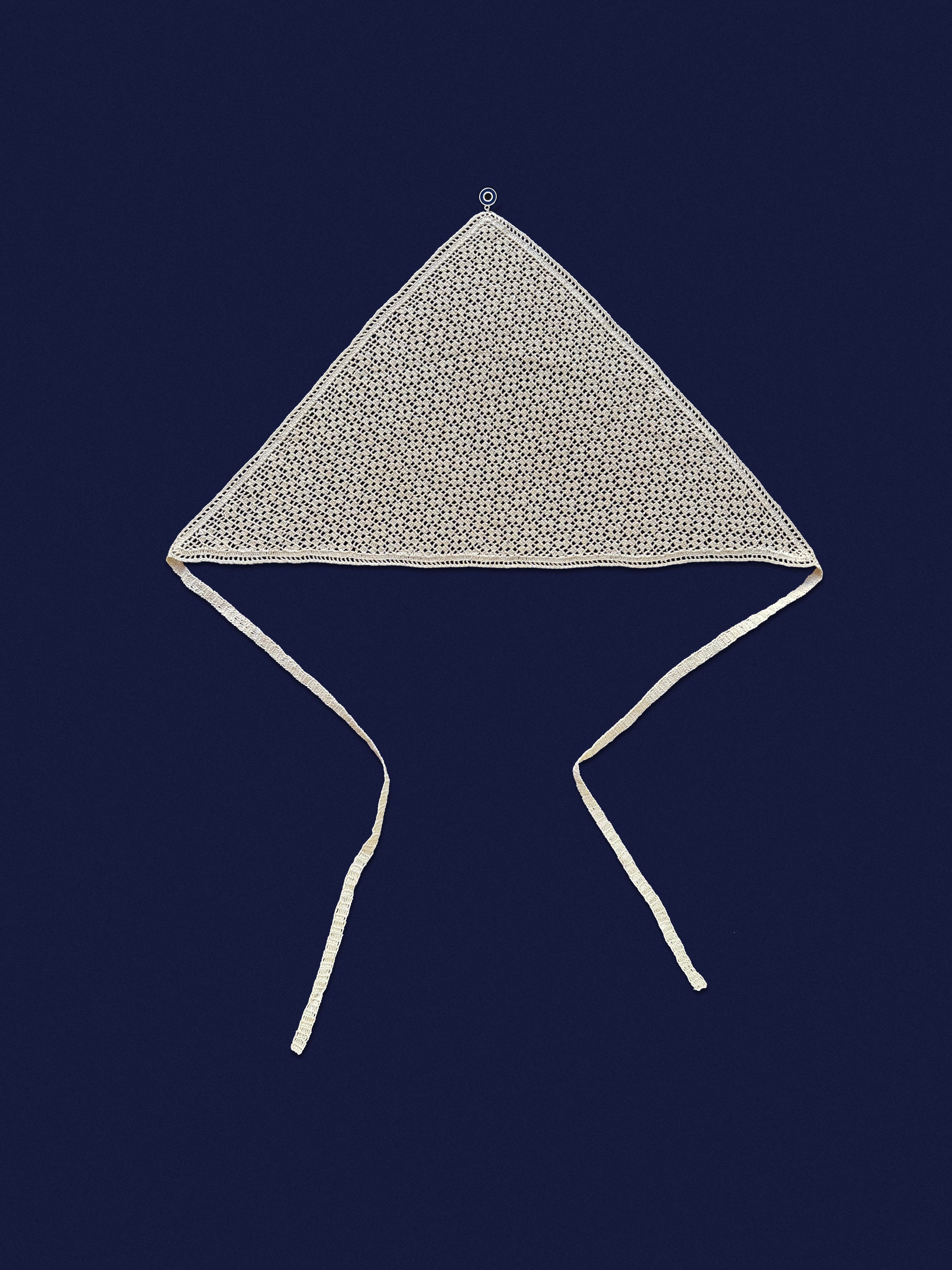 Bej Plain Bandana