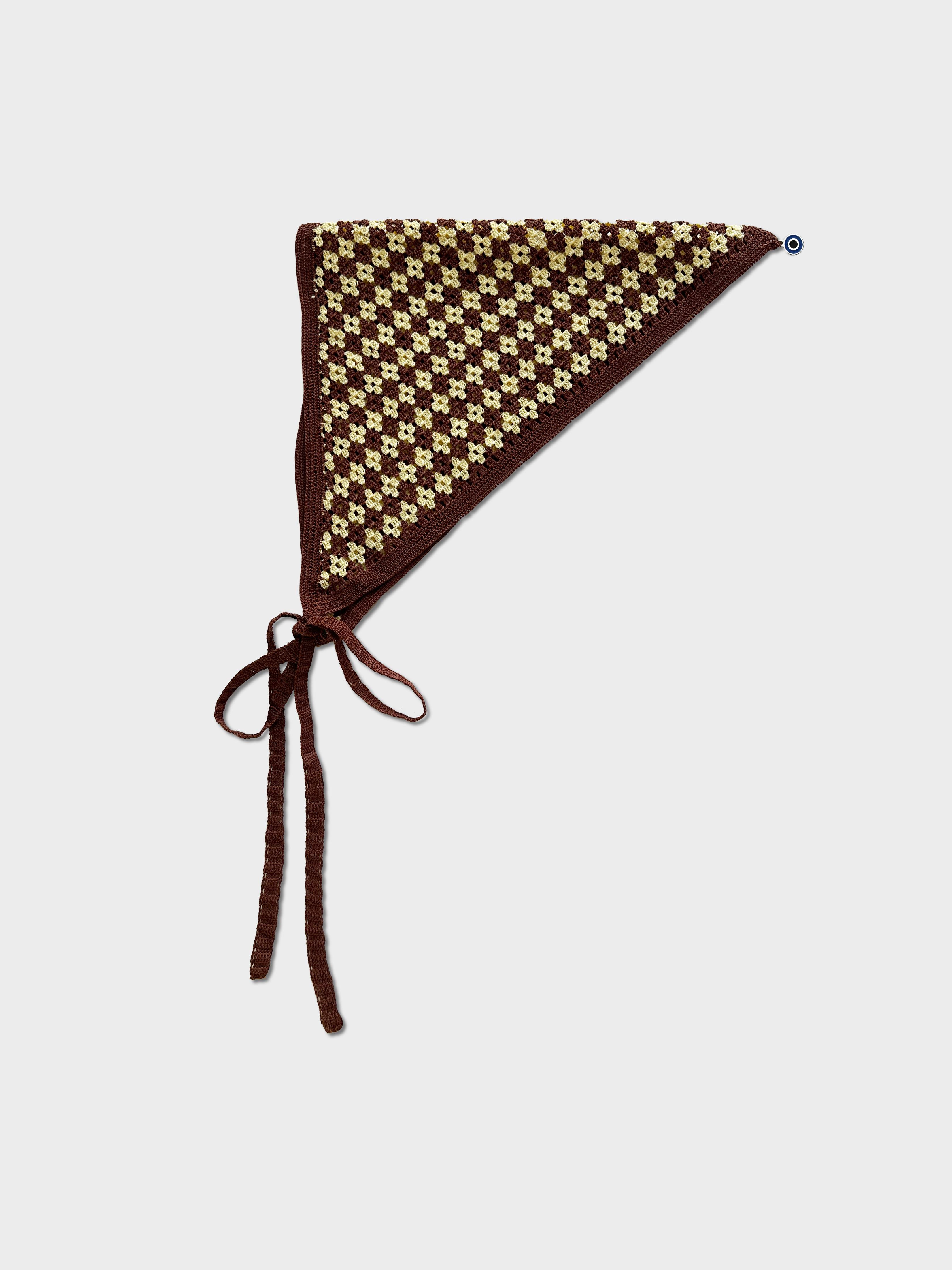 Kahverengi Sarı Optimist Bandana