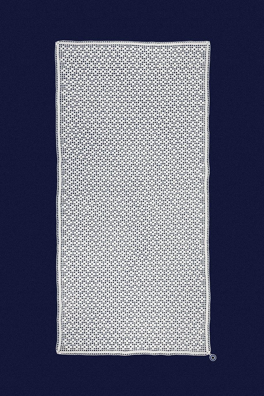 Ecru Plain Handcrafted Lace Runner